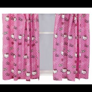 66x54 Hello Kitty curtains (4 panels)